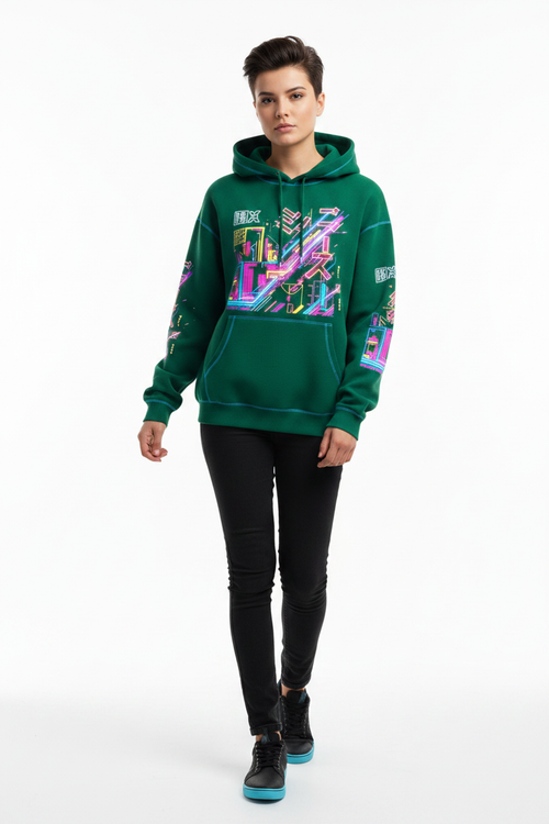 Animated Hoodie – Green