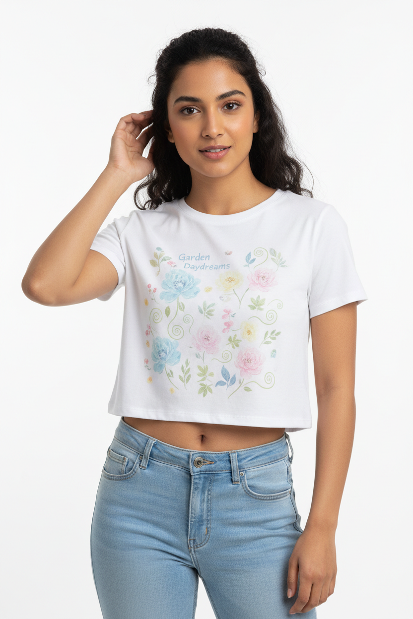 Baby Tee - White