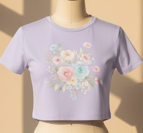 Dark Signal Crop Tee – Women's