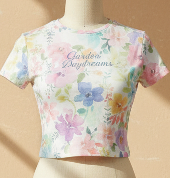 Dark Signal Crop Tee – Women's
