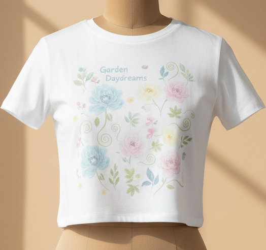 Dark Signal Crop Tee – Women's