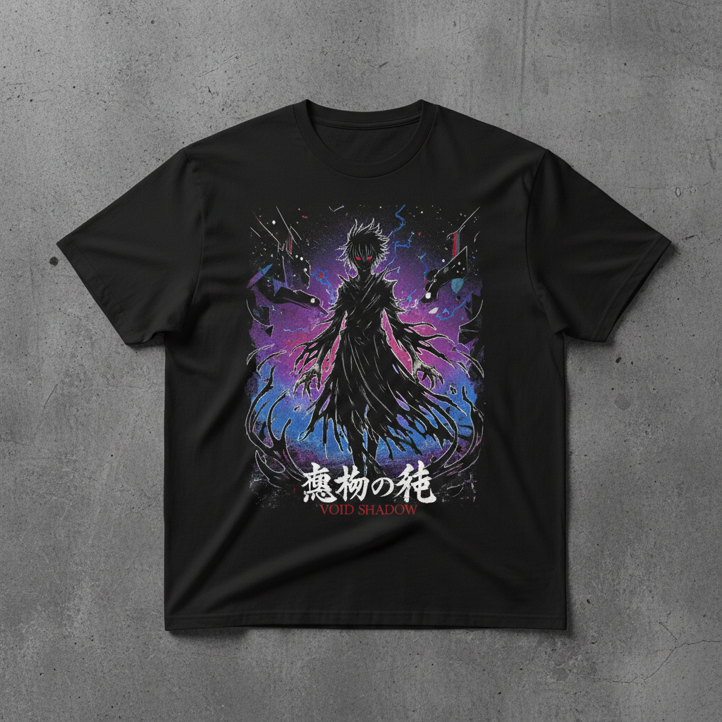 Void Anime Tee - anime streetwear graphic t-shirt