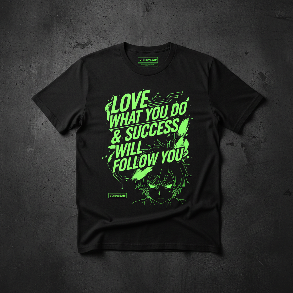 Love What You Do Tee - Neon Green
