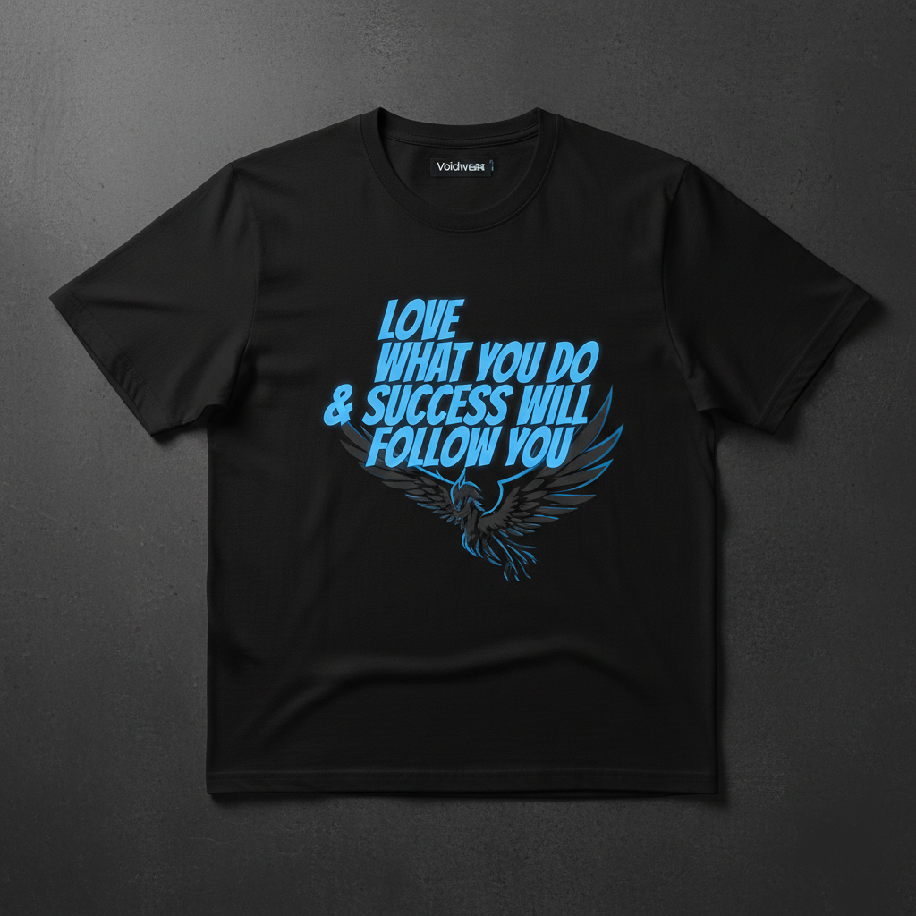 Love What You Do Tee - Electric Blue