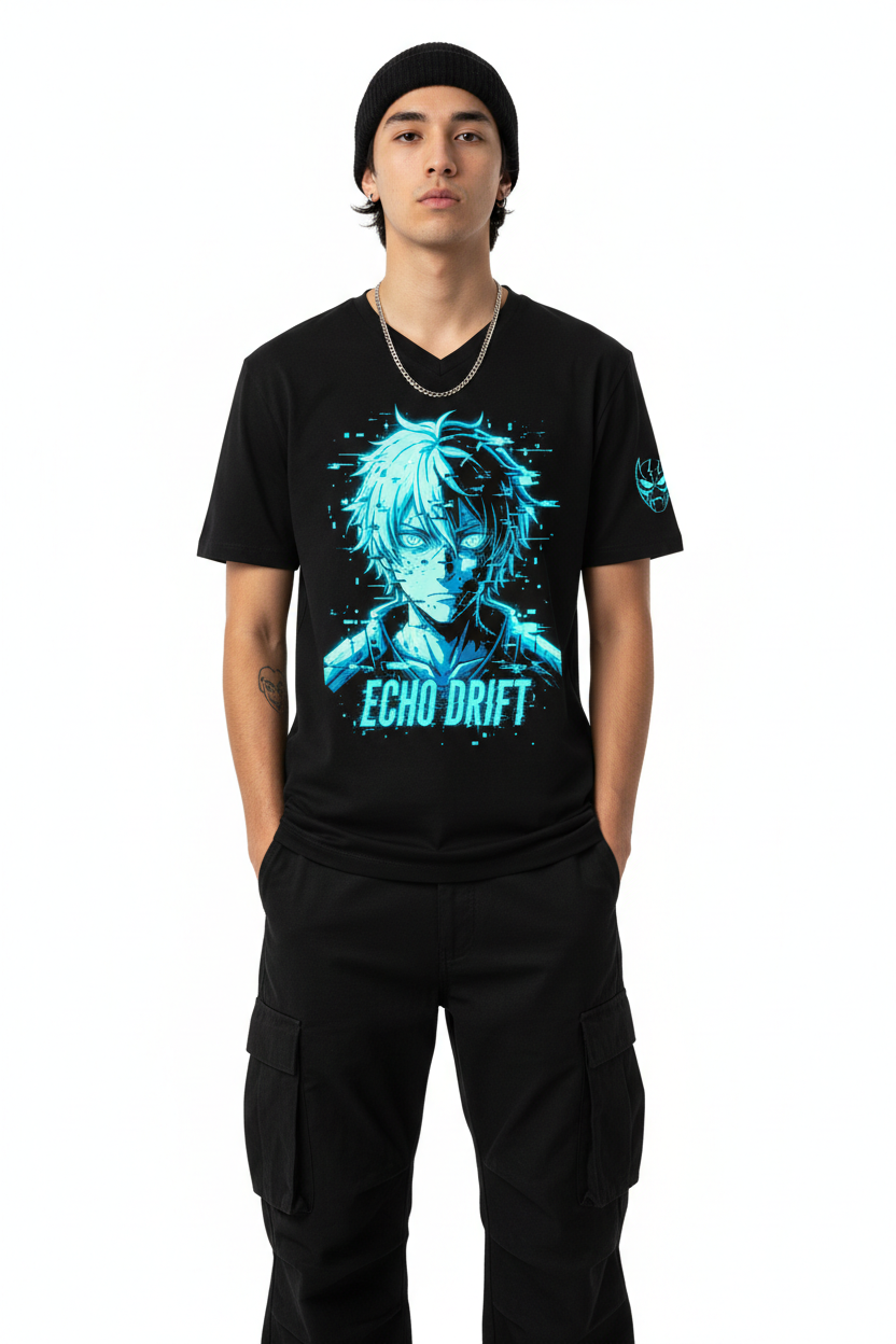 Glitch Warrior Tee - Black