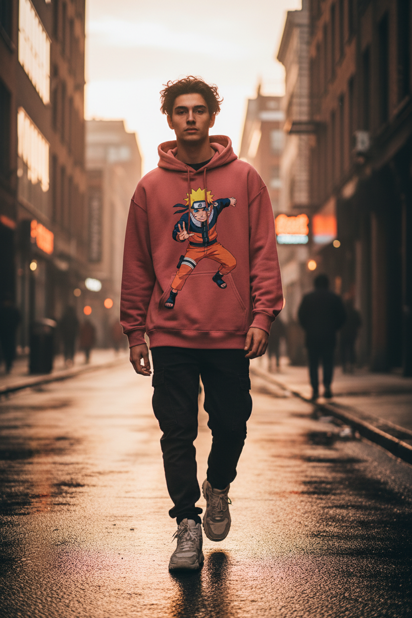 Naruto Hoodie - Coral Street