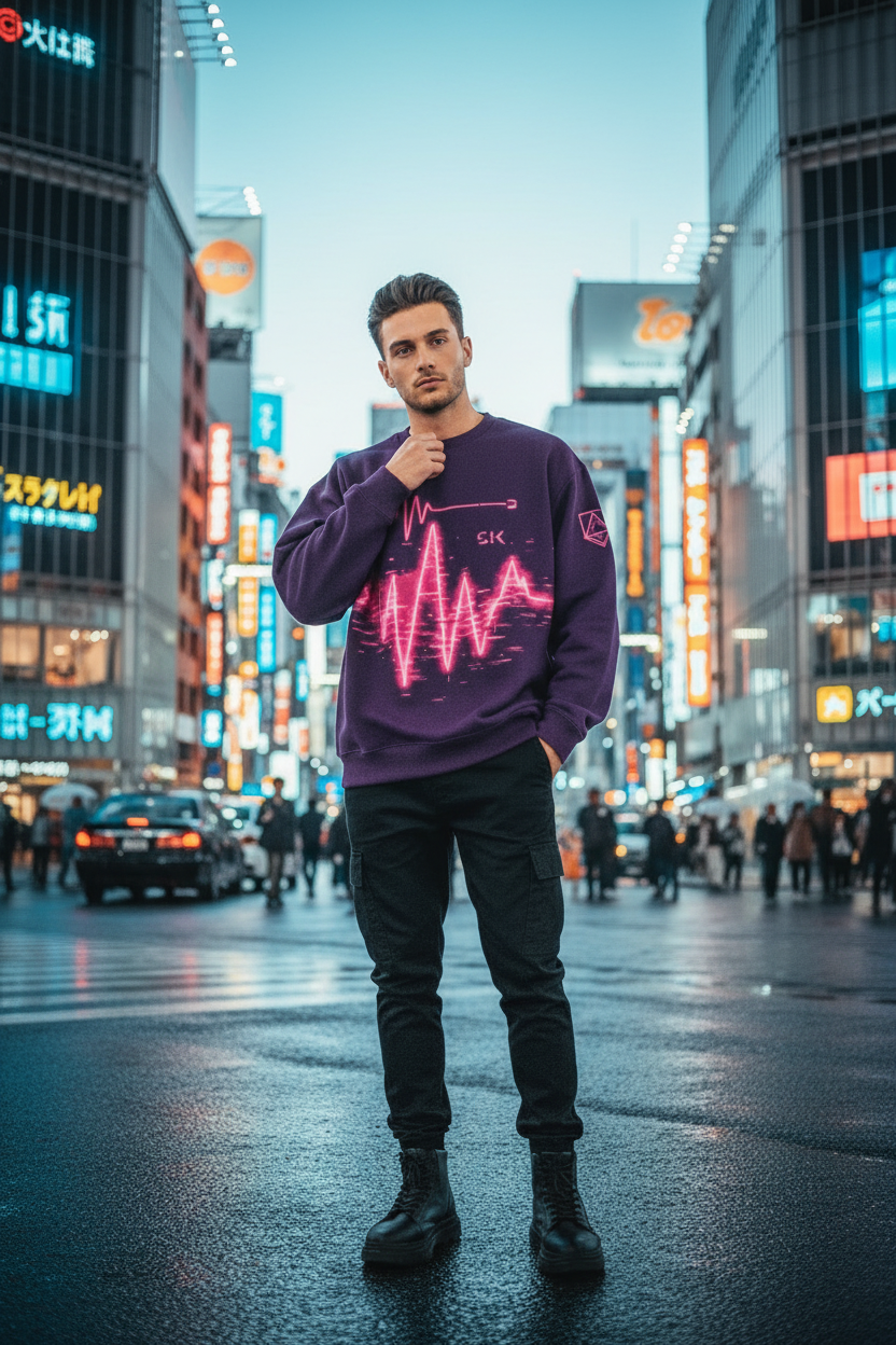 Purple Sweatshirt - City
